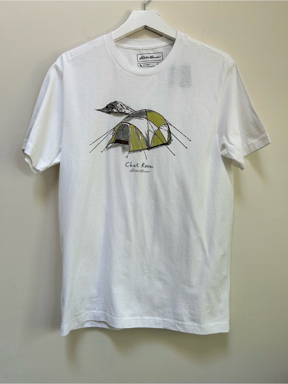 Eddie Bauer ~ new ~ Outdoor Chat Room Cotton Tee Shirt size Small